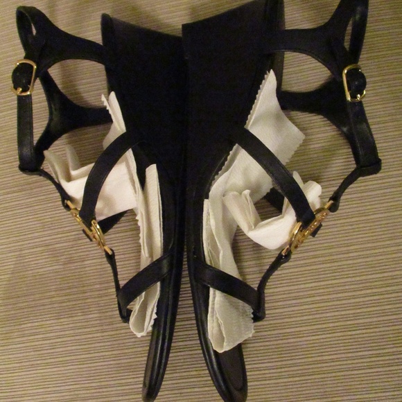 NWOT RALPH LAUREN WEDGE SANDALS Sz 9.5 B SALE - Picture 7 of 8